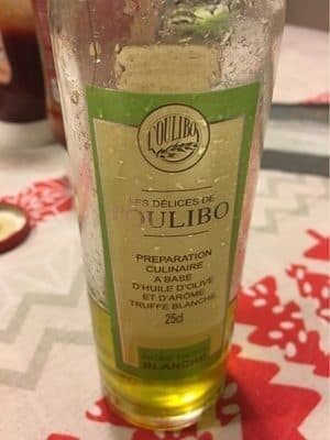 L’oulibo Huile d’olive arome truffe blanche packshot