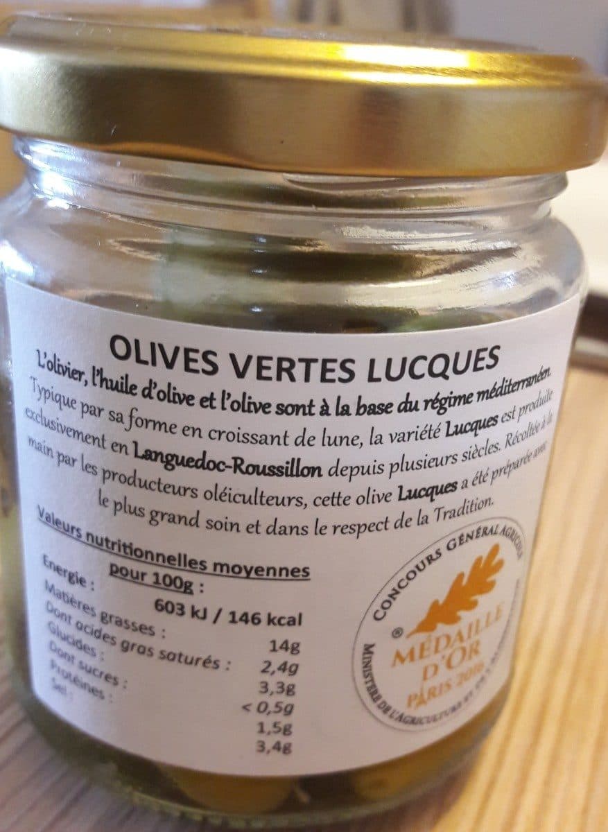 L'Oulibo Olives vertes packshot