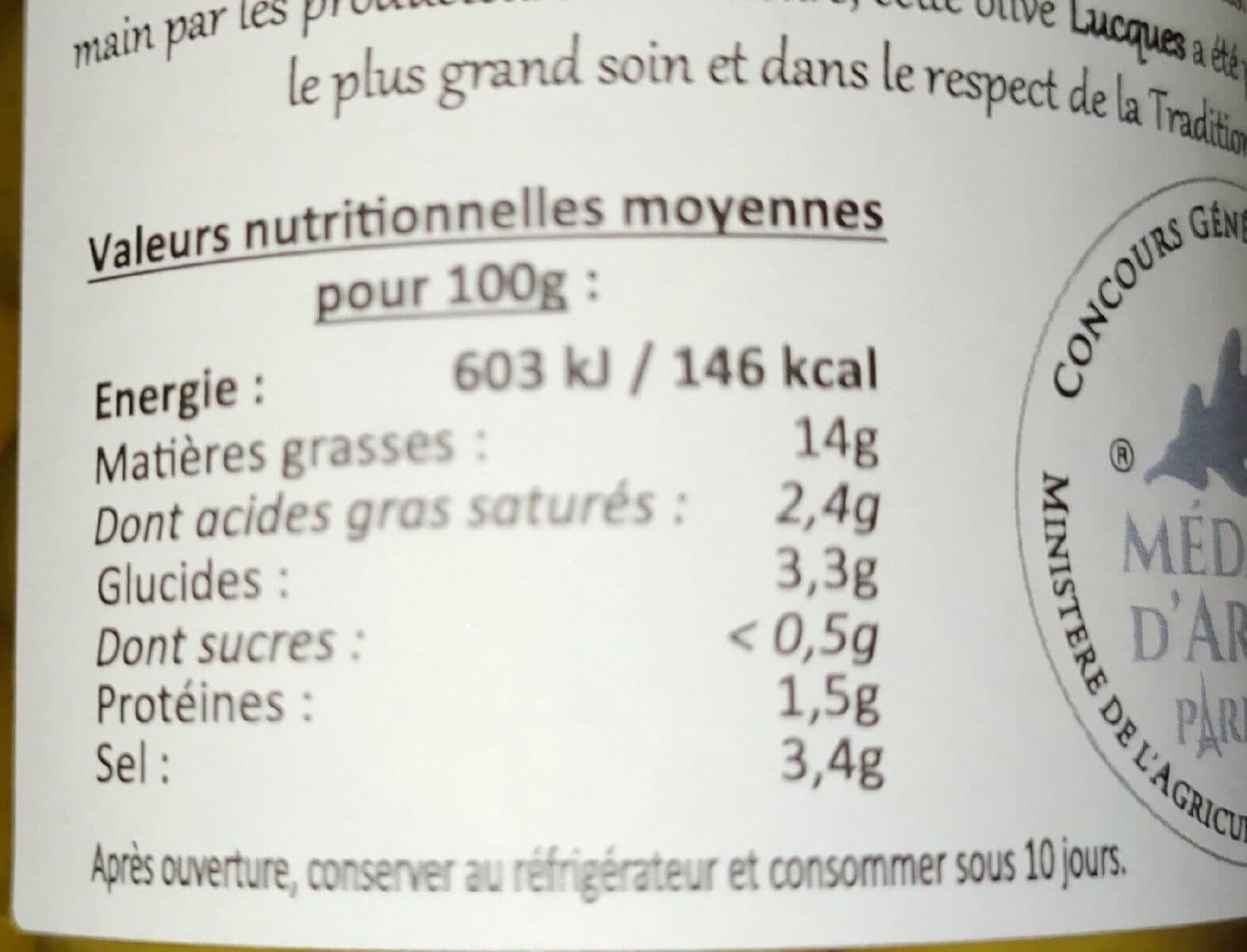 L'Oulibo Olives vertes packshot