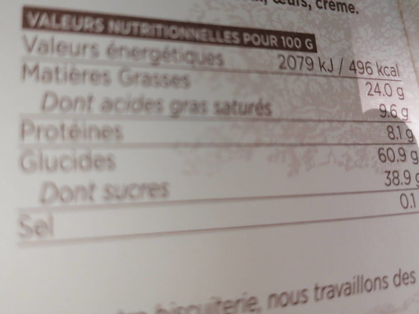 Open Food Facts Croustade aux noix du Périgord appeler packshot