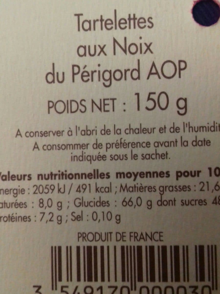 Open Food Facts Nanoux Aux Noix Du Périgord packshot