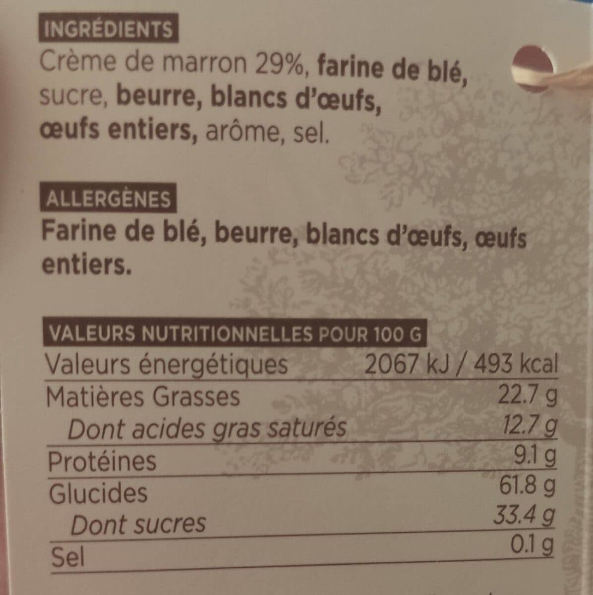 Open Food Facts Délices aux châtaignes packshot