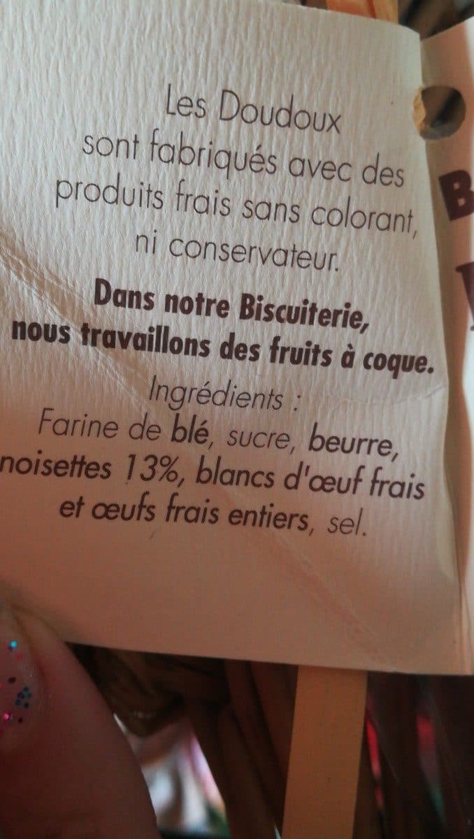 Open Food Facts Doudou aux noisettes packshot