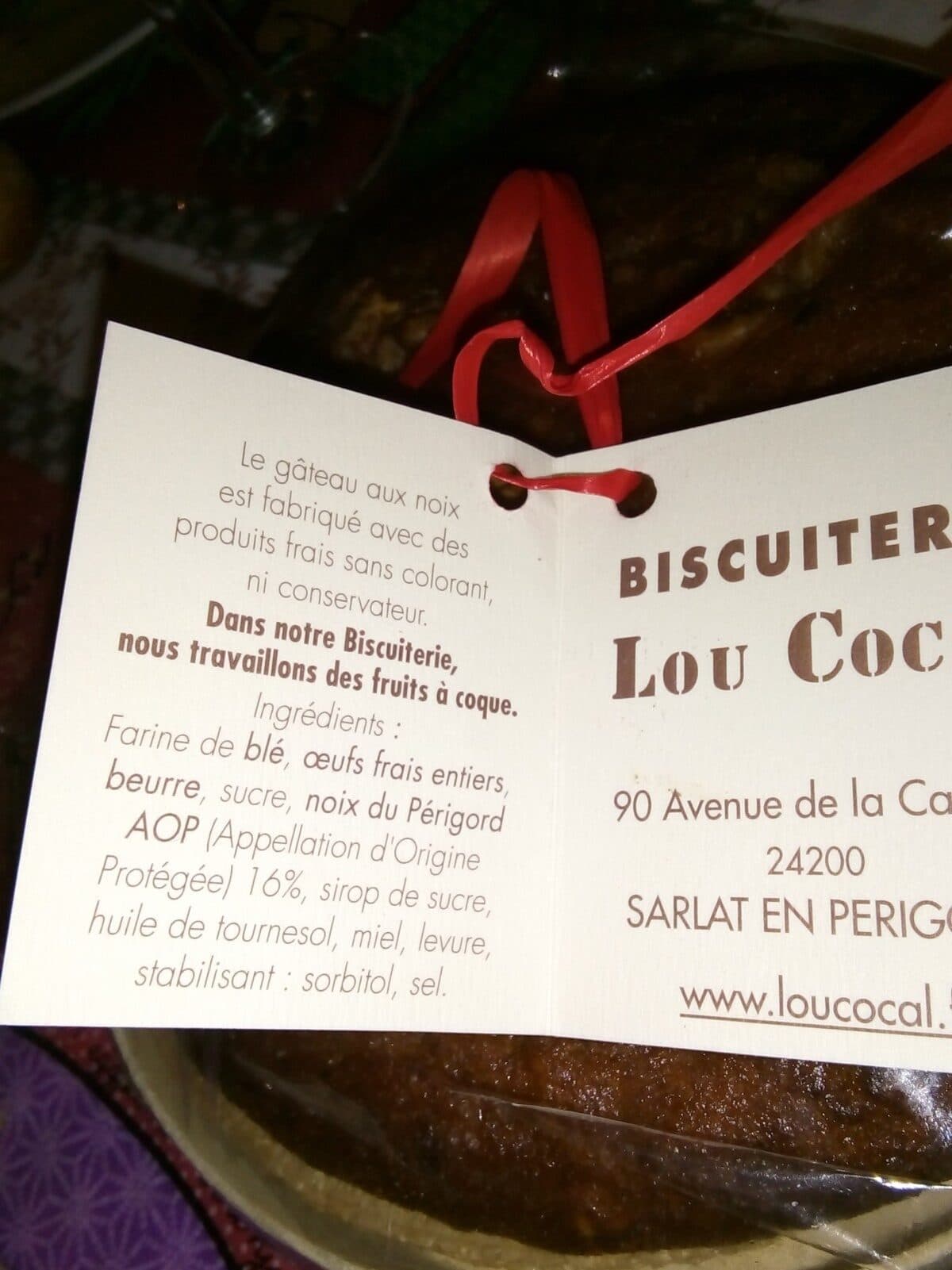 Lou Cocal Gâteau aux noix du Périgord packshot