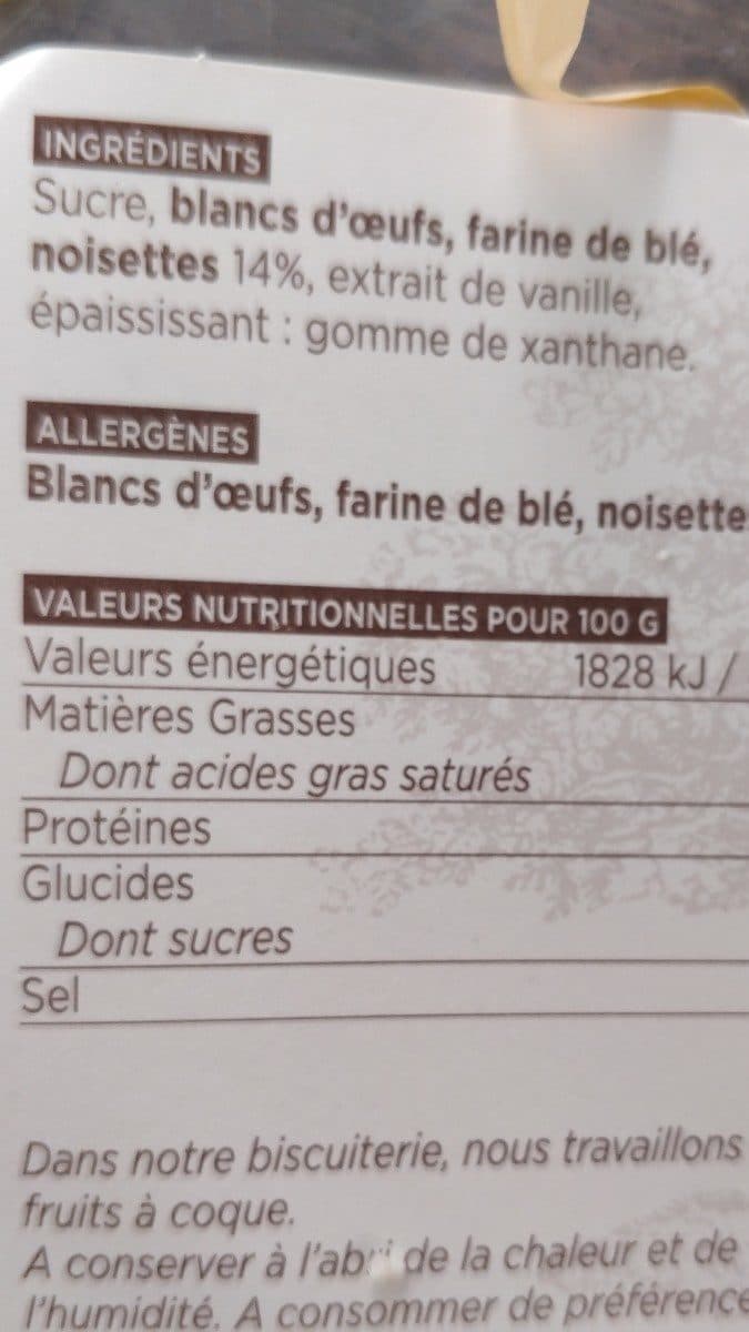 Open Food Facts Croqyants aux noisettes packshot