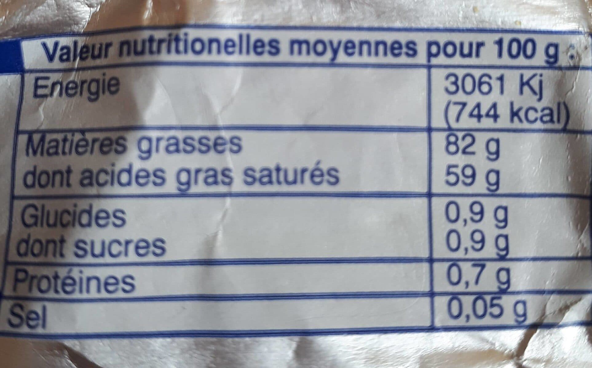 Open Food Facts Beurre de montagne packshot