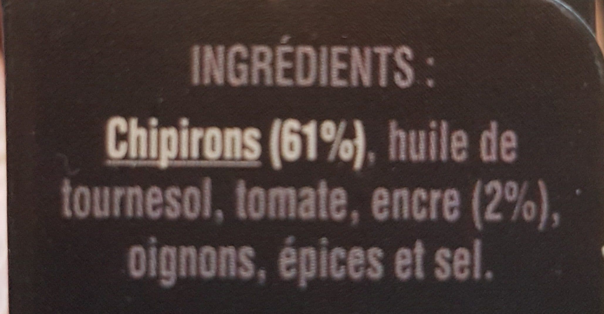 La Guildive Chipirons à l'encre packshot