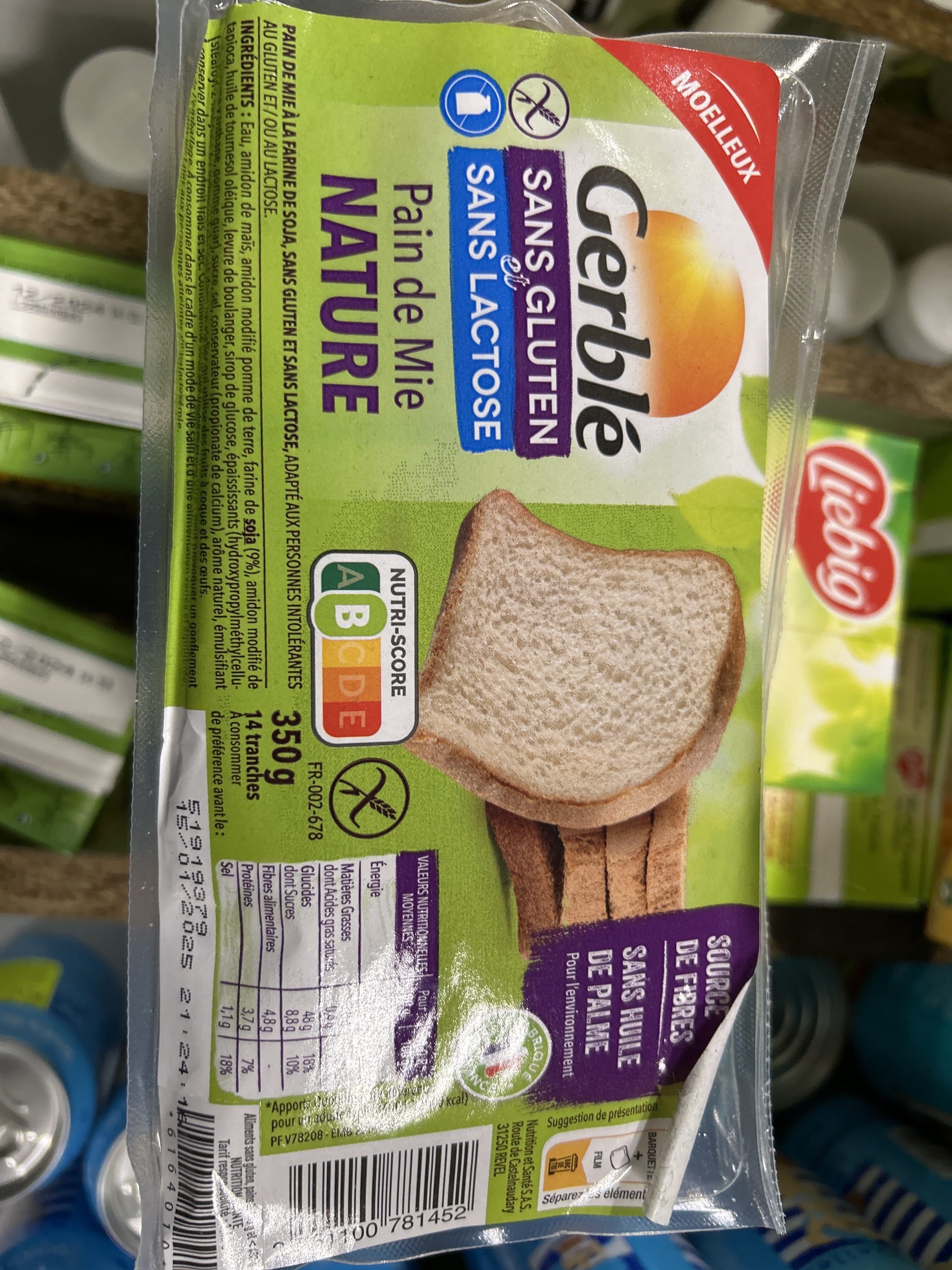 Gerblé Pain de mie packshot