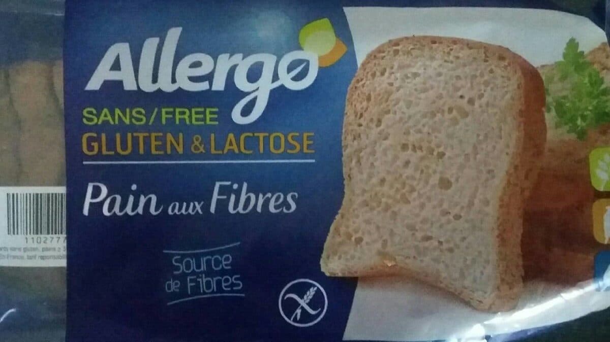 Allergo Pain aux fibres sans gluten et lactose packshot