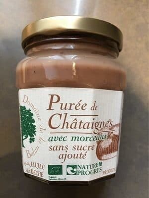 Domaine de la Balan Purée de Châtaignes avec morceaux packshot