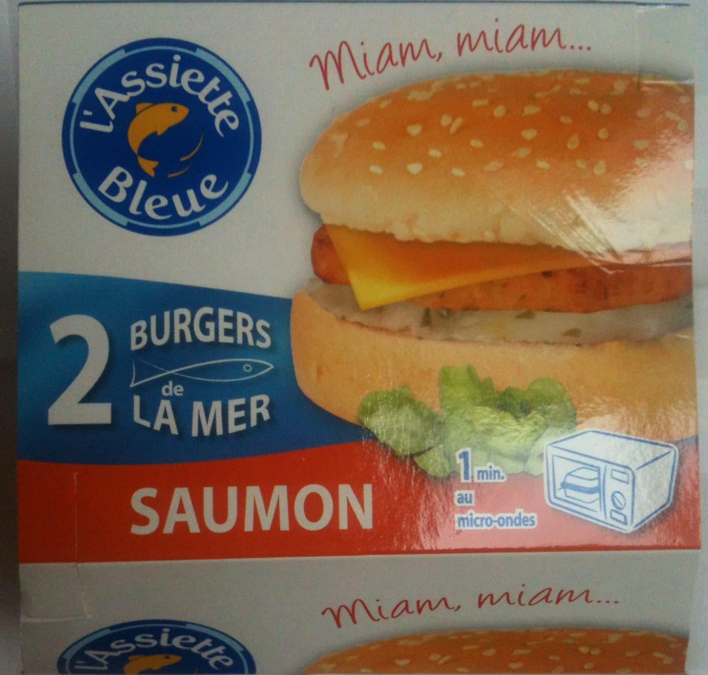 L'Assiette Bleue Burgers de la Mer - Saumon packshot