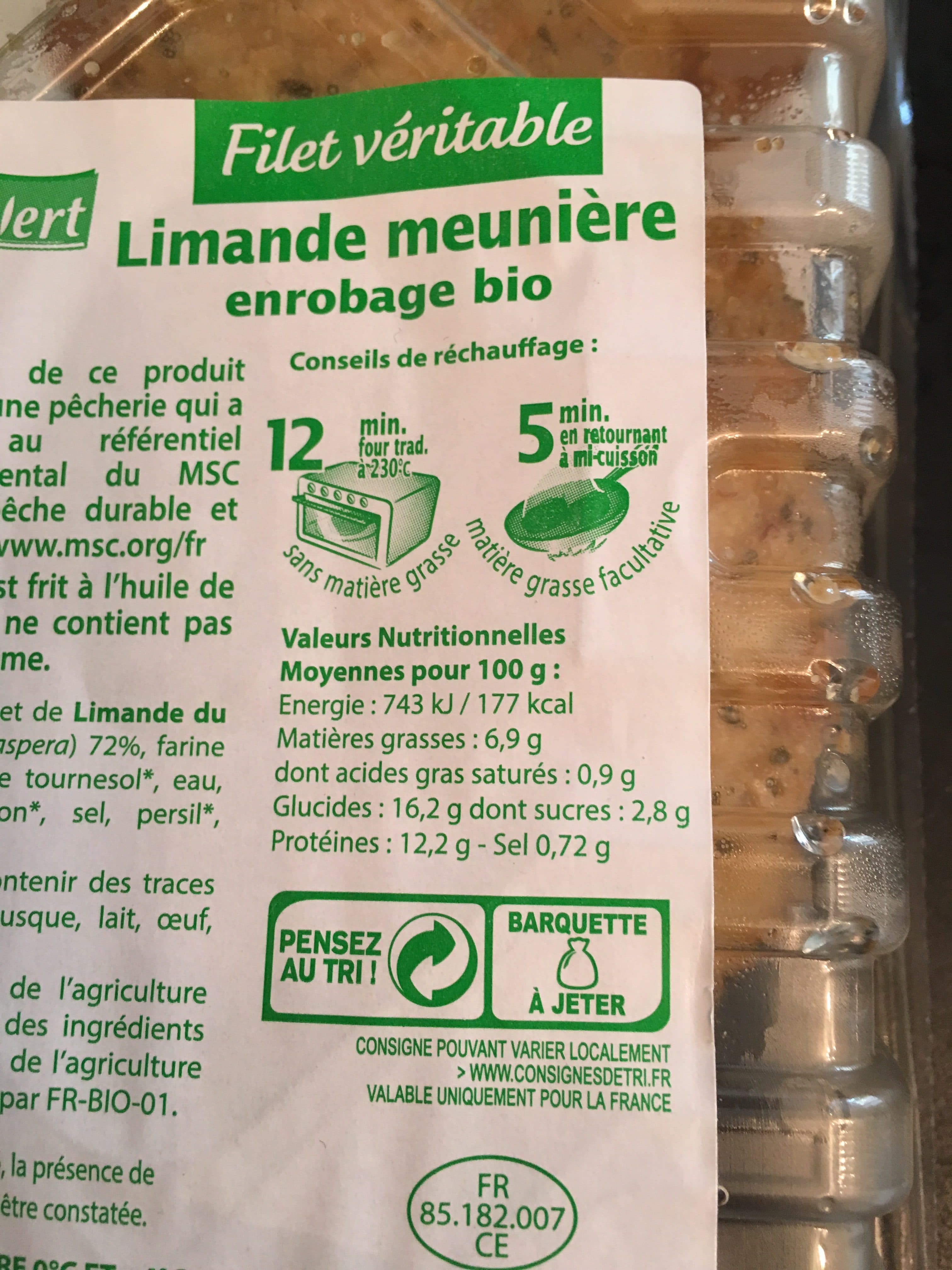 Bleuverr Filet De Limande Meuniere X2 packshot