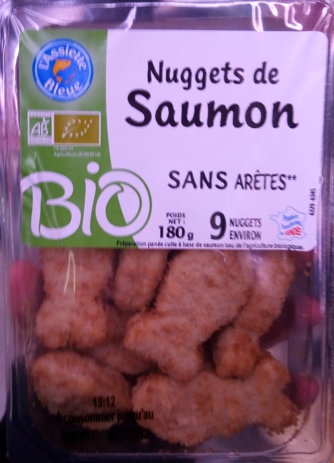L'Assiette Bleue Nuggets de saumon packshot