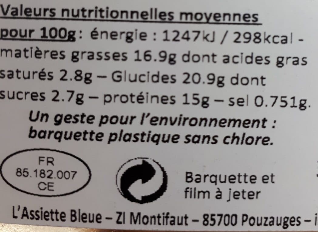 L'assiette Bleue Papillote de saumon et petits légumes packshot