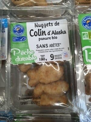 L'assiette Bleue Nuggets de colin d'alaska packshot