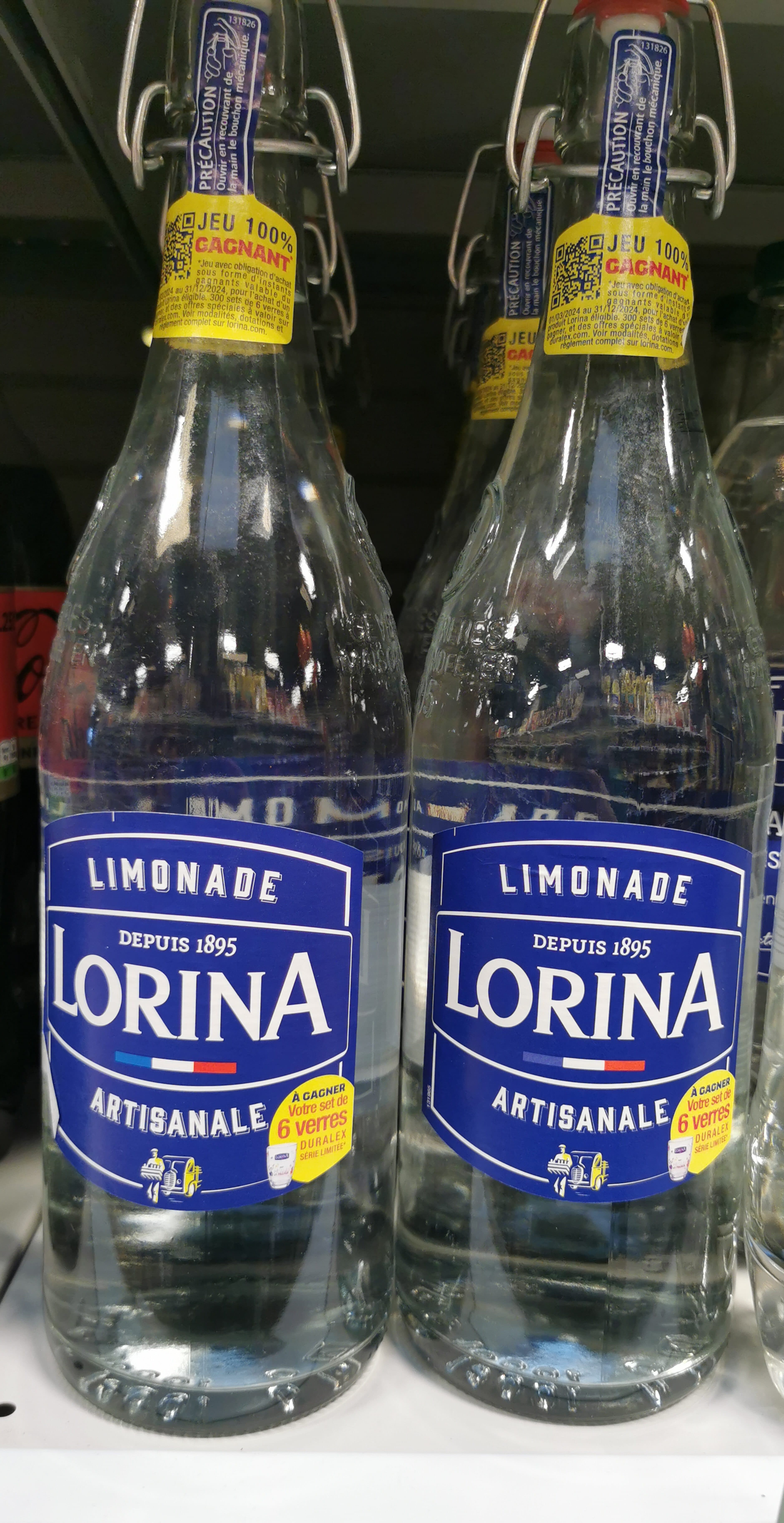 Lorina 1L LIMONADE ARTISANAL LORINA packshot