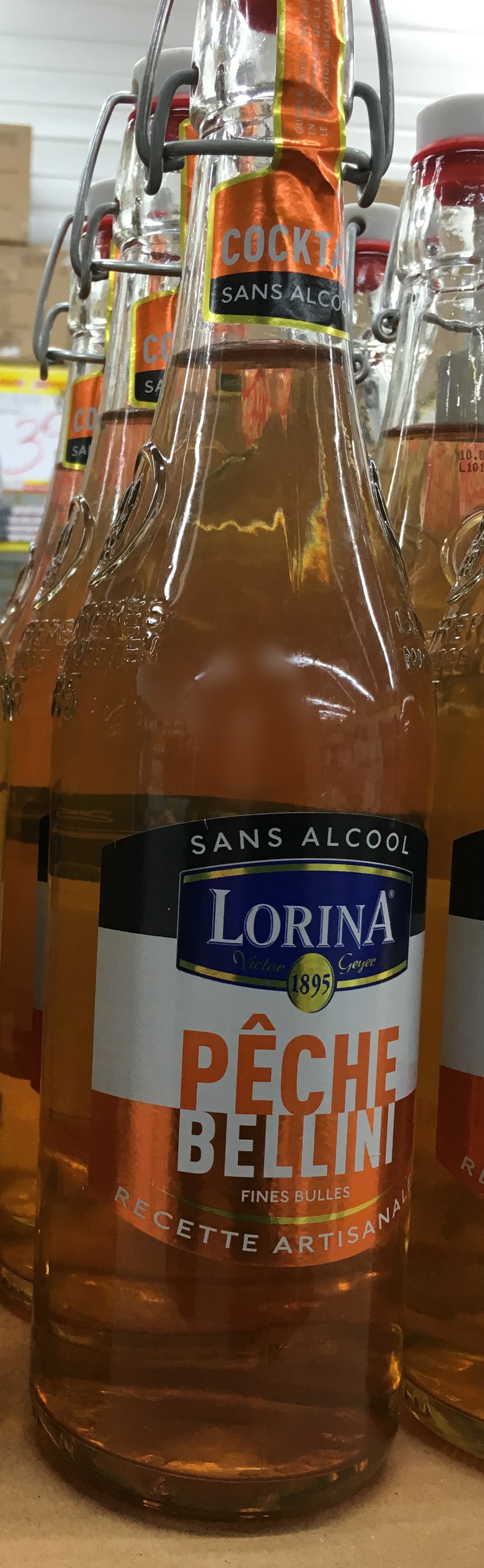 Lorina Pêche Bellini fines bulles sans alcool packshot