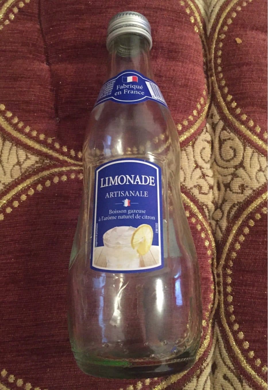 Limonade artisanale Boisson gazeuse a l'arome naturel citron packshot