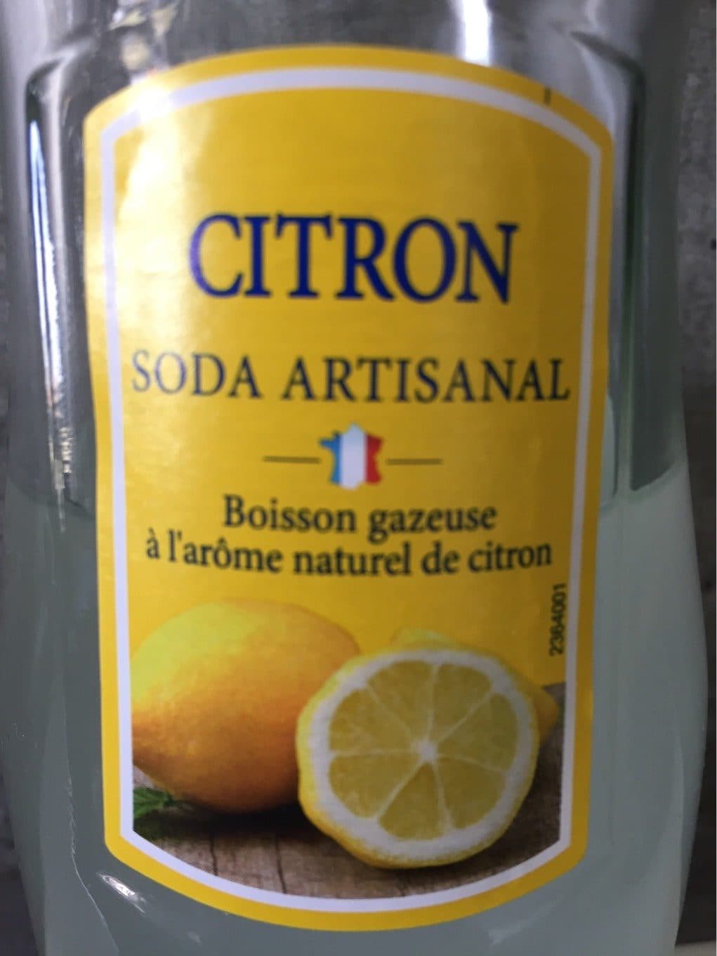 Fabriqué En France Citron soda artisanal packshot