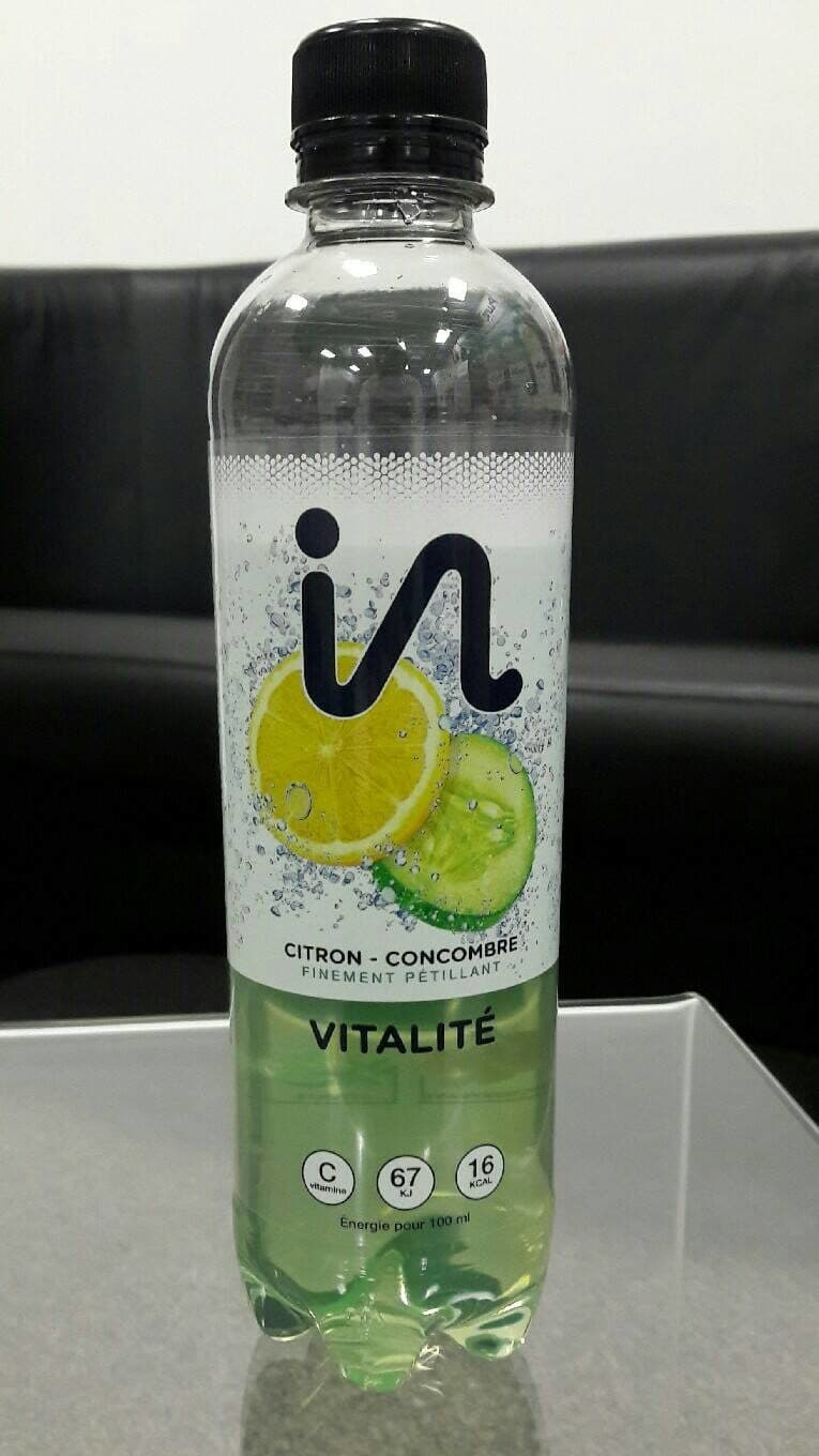 IN FRESHHH Boissons pétillante concombres citron 45cl packshot