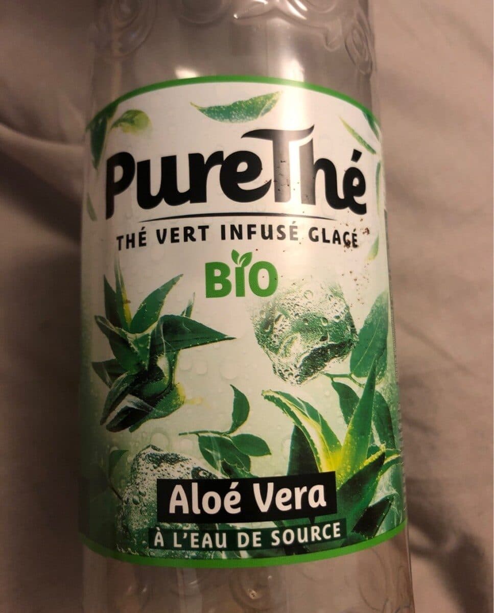 Purethé Thé vert infusé glacé aloé vera packshot