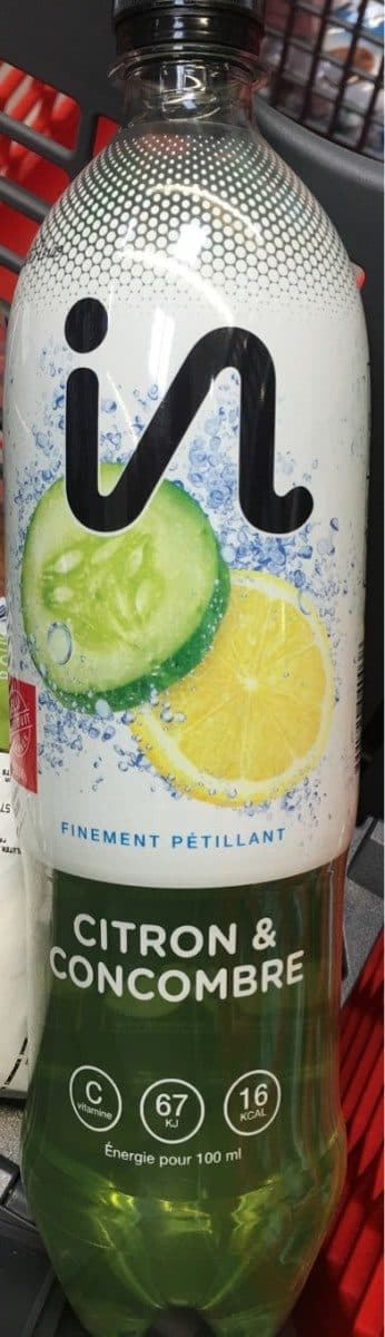 Open Food Facts Citron et concombre packshot