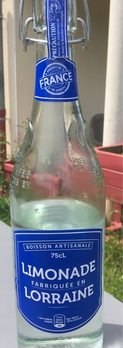 Open Food Facts Limonade fabriquée en Lorraine packshot