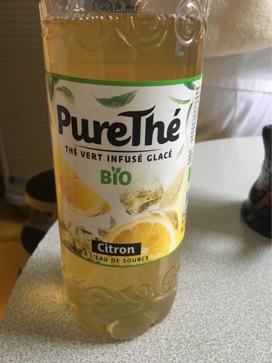 Open Food Facts Thé vert infusé glacé packshot
