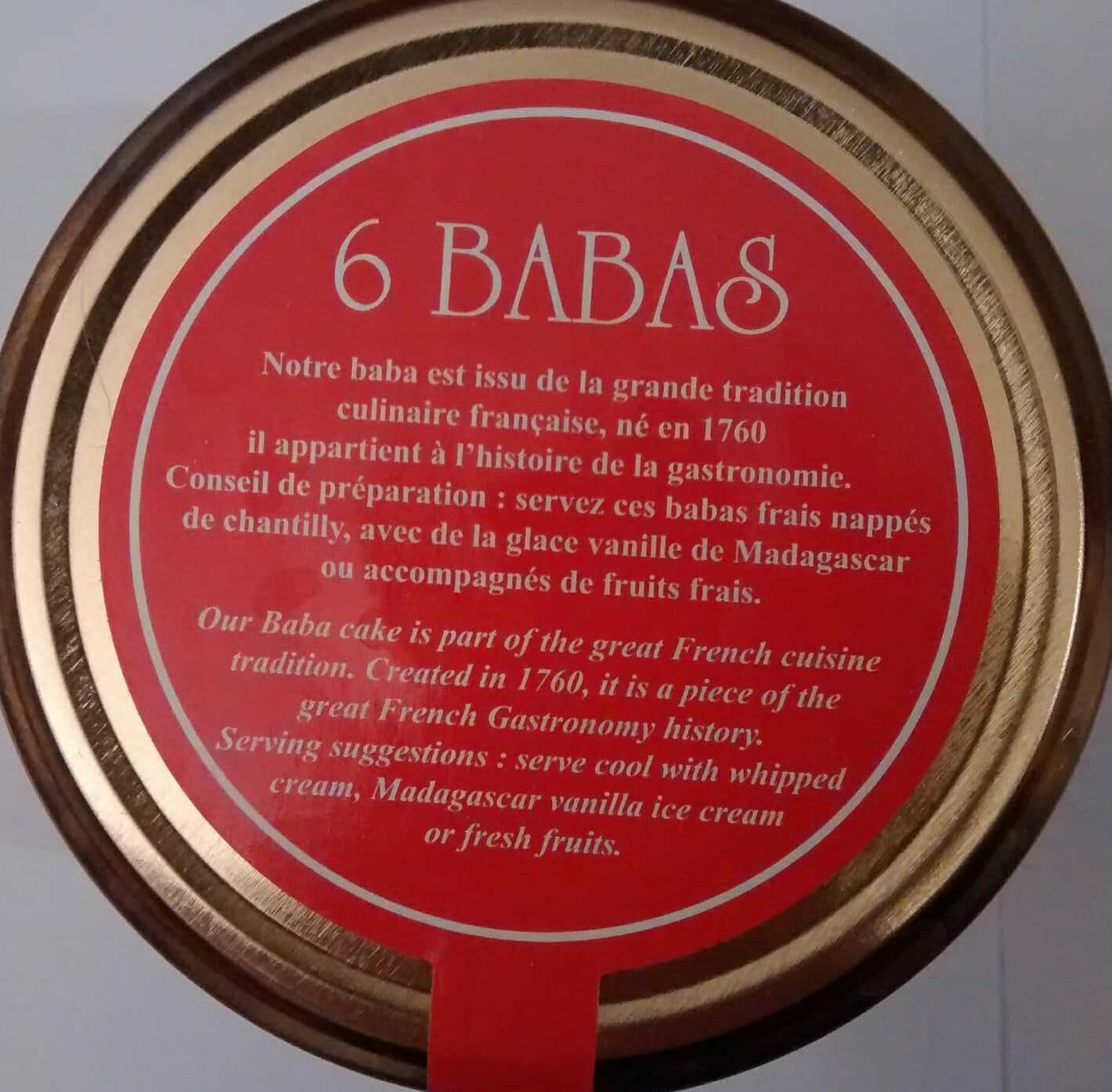 Le Dréan 6 Babas au Rhum packshot