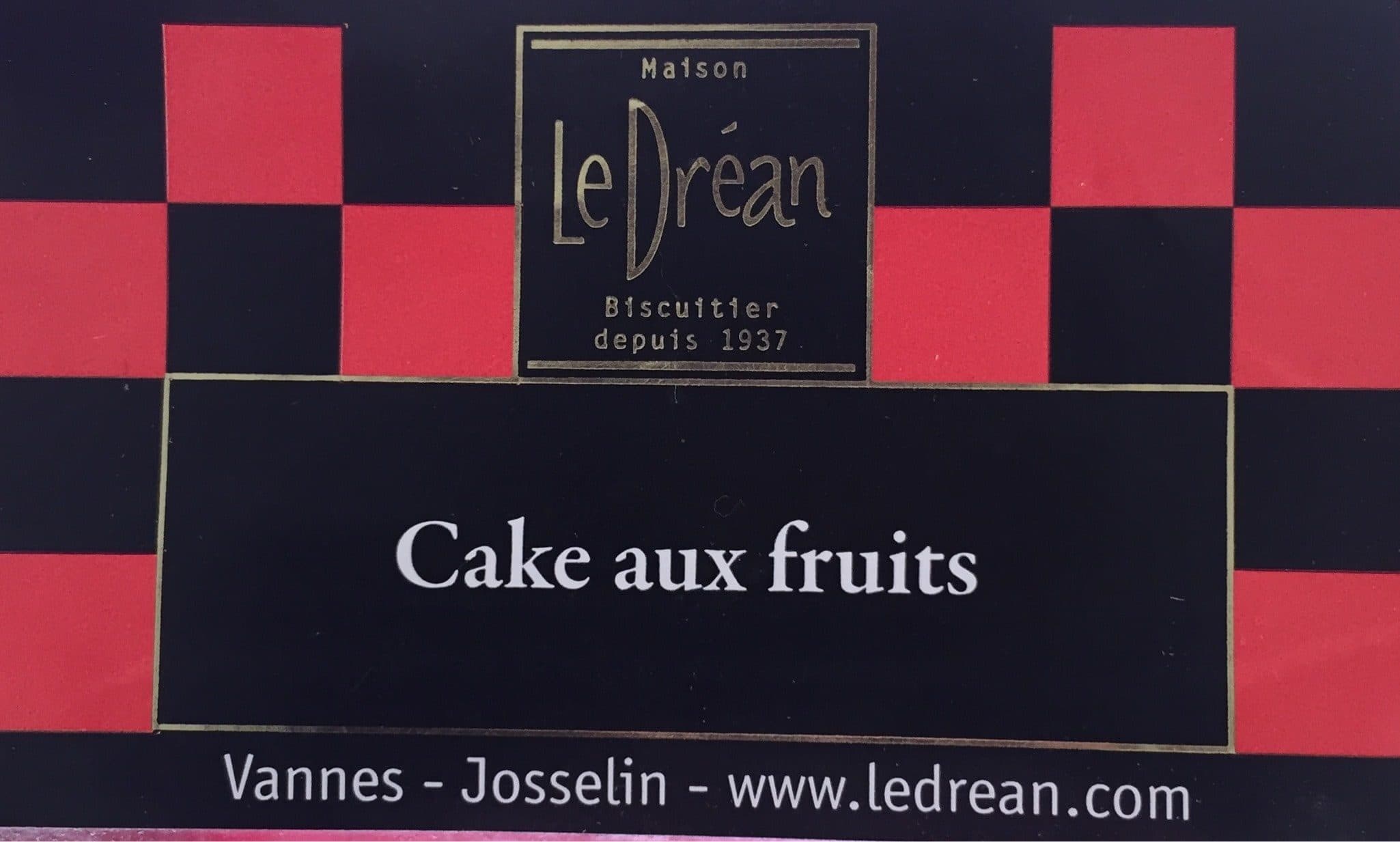 Le Dréan Cake aux fruits packshot