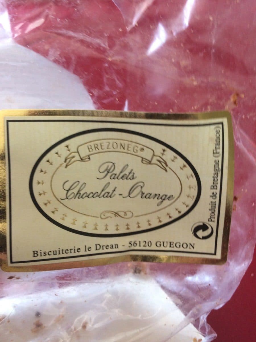 Open Food Facts MIni palets perlés de chocolat rt d'ecorcesd'oranges packshot