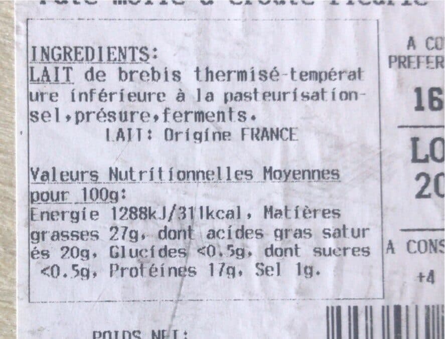 Coopérative Bergers du Larzac L'encalat packshot