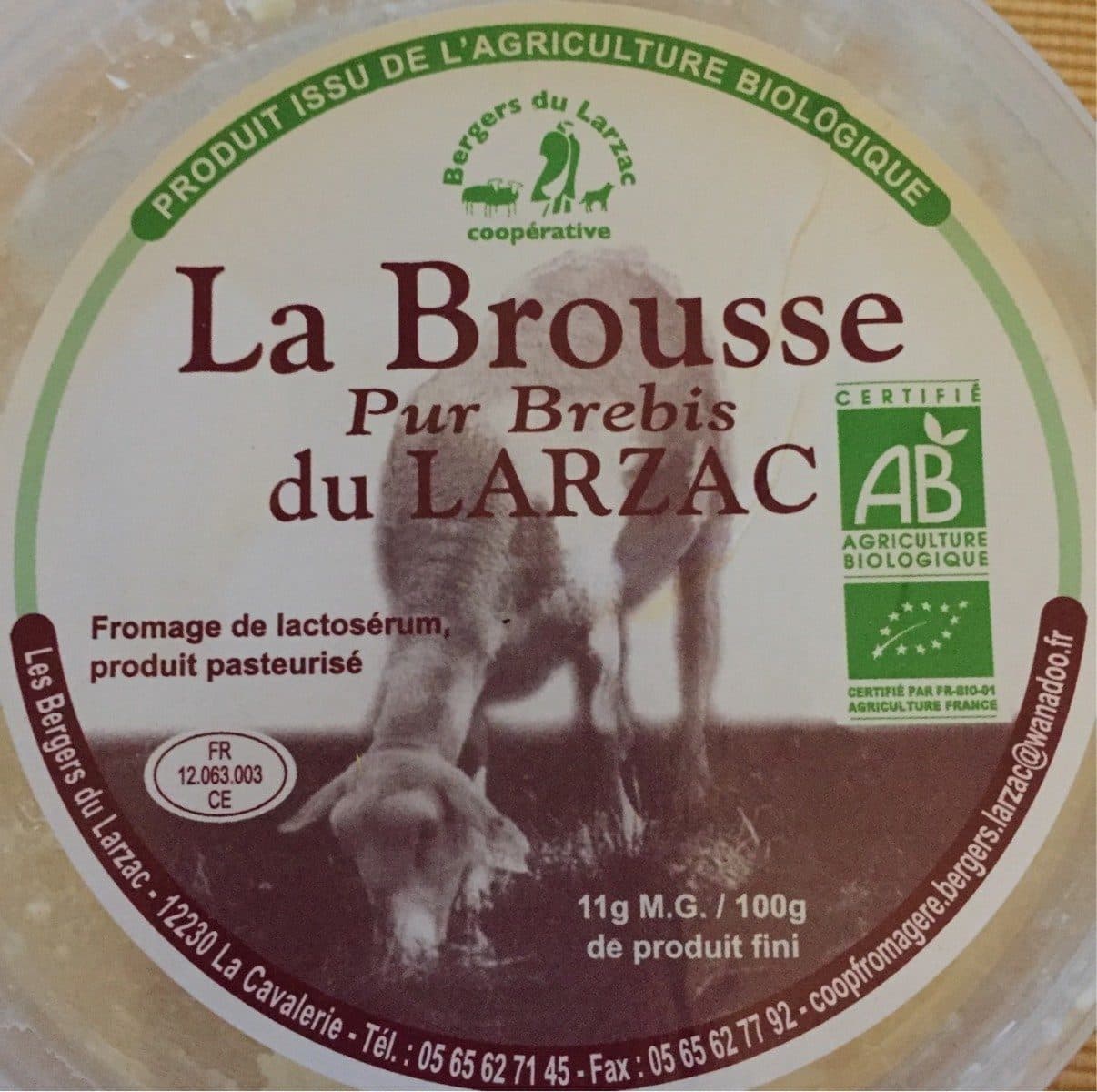 Open Food Facts 500G Brousse Fraiche De Brebis S / Vide packshot