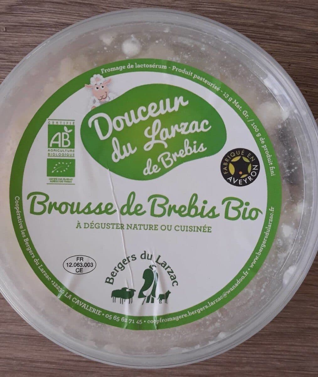 Bergers du Larzac Brousse de Brebis Bio packshot