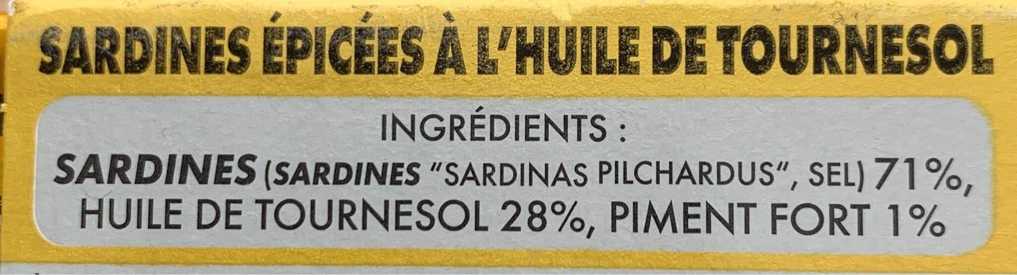 Hot Titus Spiced Sardines In Vegetable Oil packshot