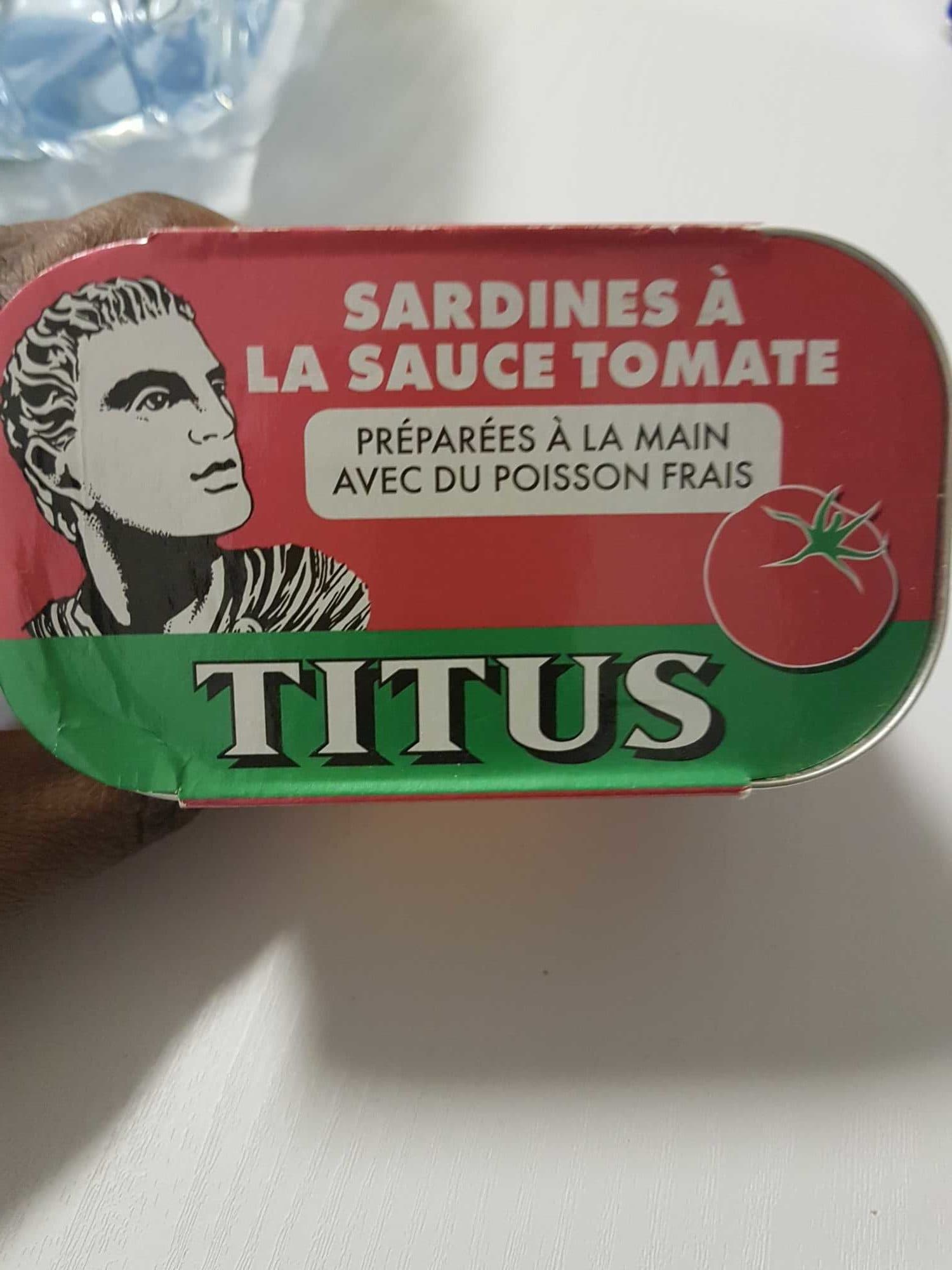 Titus Titus Sardines Tomates 1 / 4 3X125G packshot
