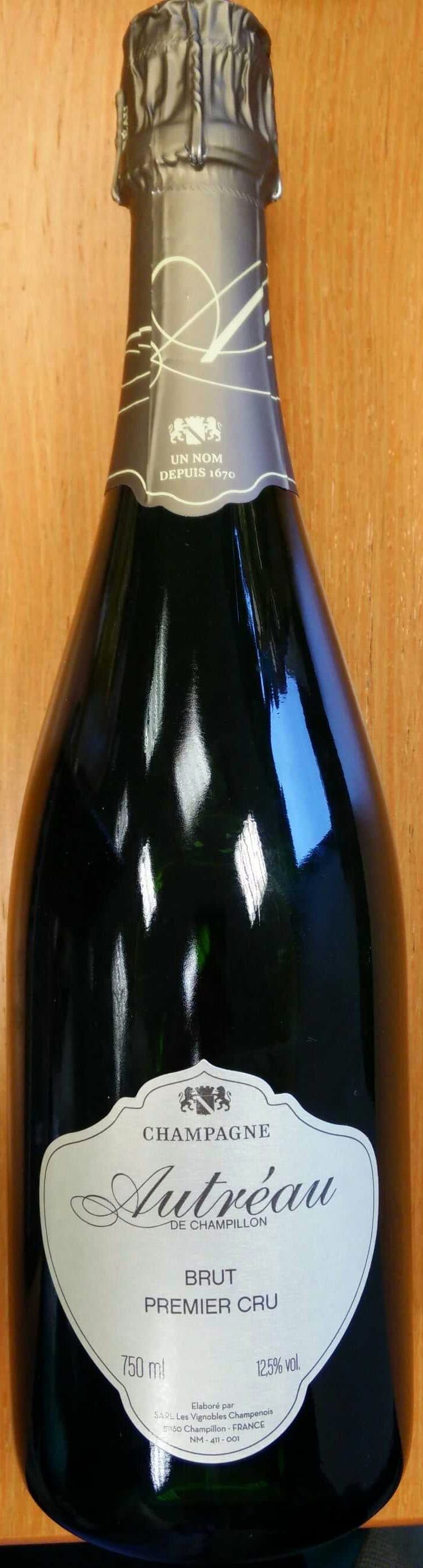 Autréau de Champillon Champagne Brut Premier Cru packshot