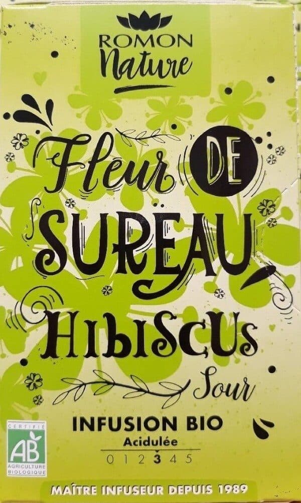 romon nature infusion fleur de sureau hibiscus packshot