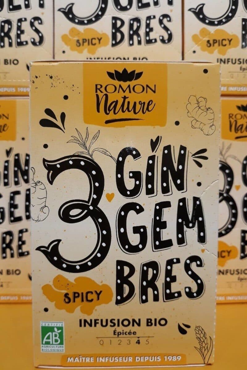 Romon Nature Spicy 3 Gingembres packshot