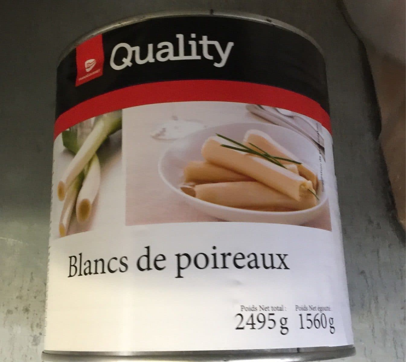 Transgourmet Blancs de poireaux packshot