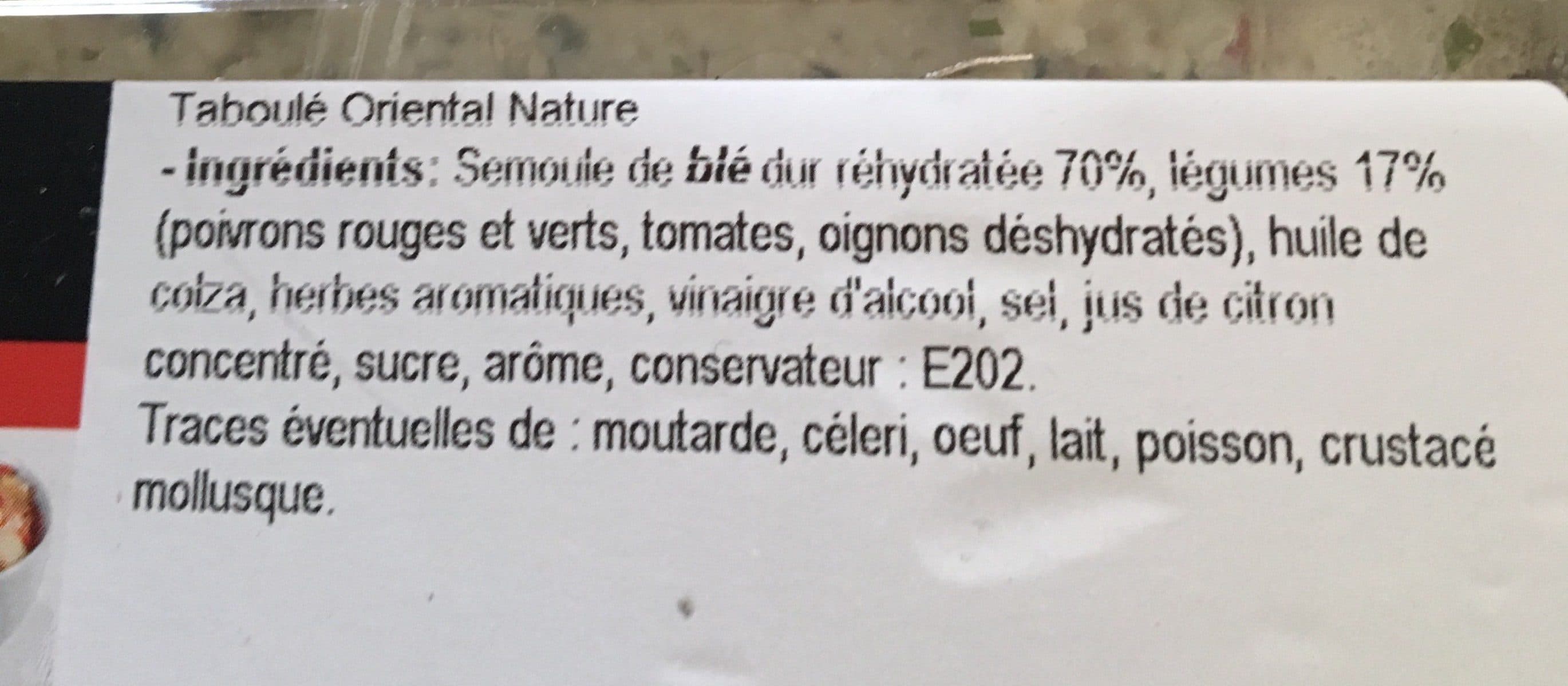 Transgourmet Taboulé oriental nature packshot