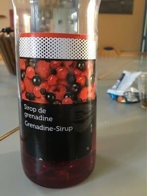 Transgourmet Sirop de grenadine packshot