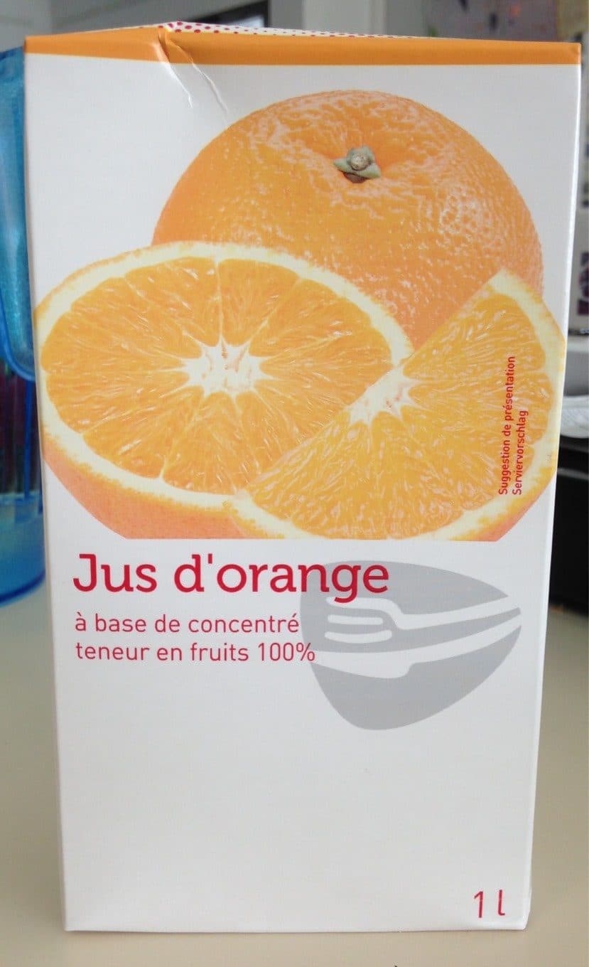 Jus Jus d'orange packshot