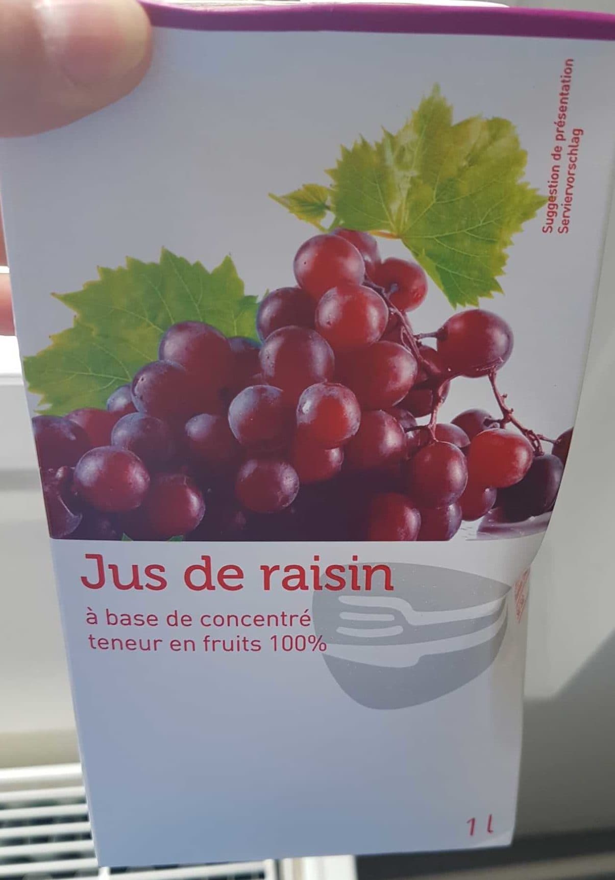 Sans marque Jus de Raisin packshot