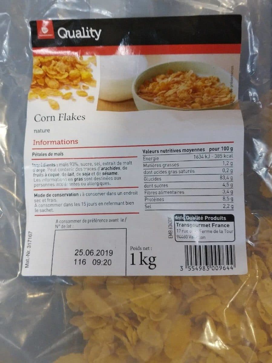 Transgourmet Corn flakes packshot