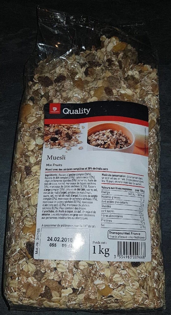 Transgourmet Muesli Mix Fruits packshot