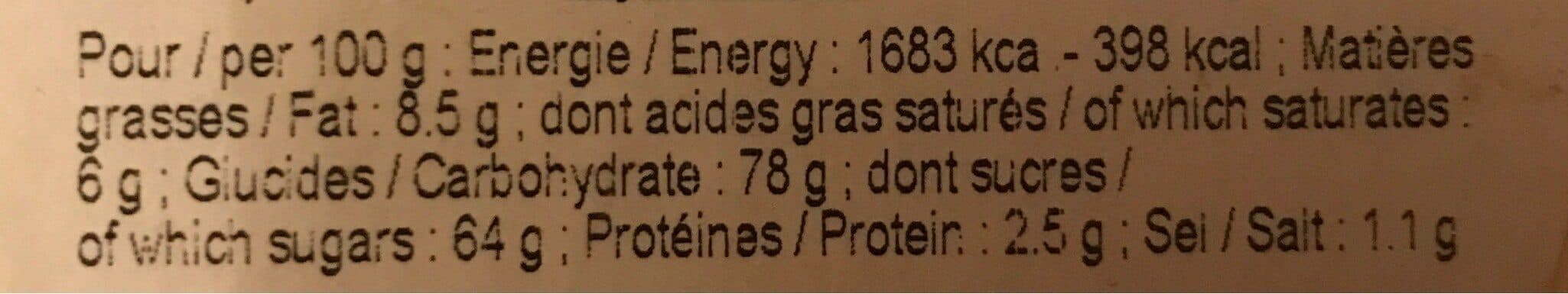 Open Food Facts Caramels au beurre salé packshot