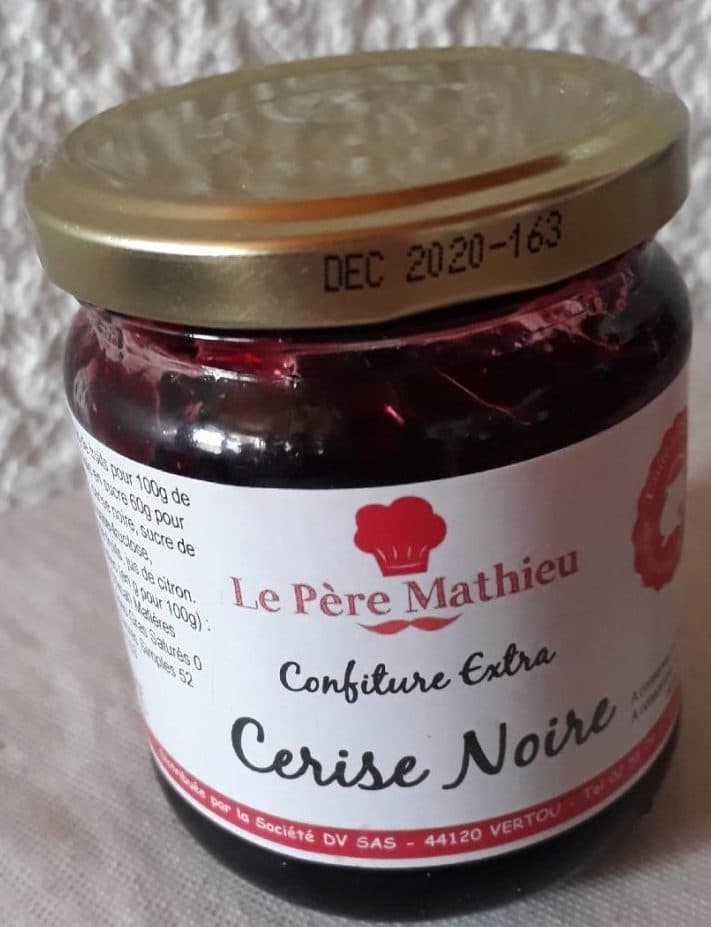 Le Père Mathieu Confiture extra - cerise noire packshot