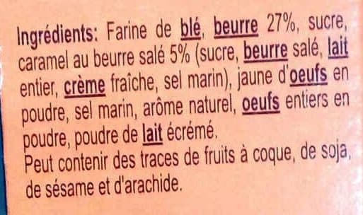 DV SAS Sablés Pur beurre Caramel au beurre salé packshot
