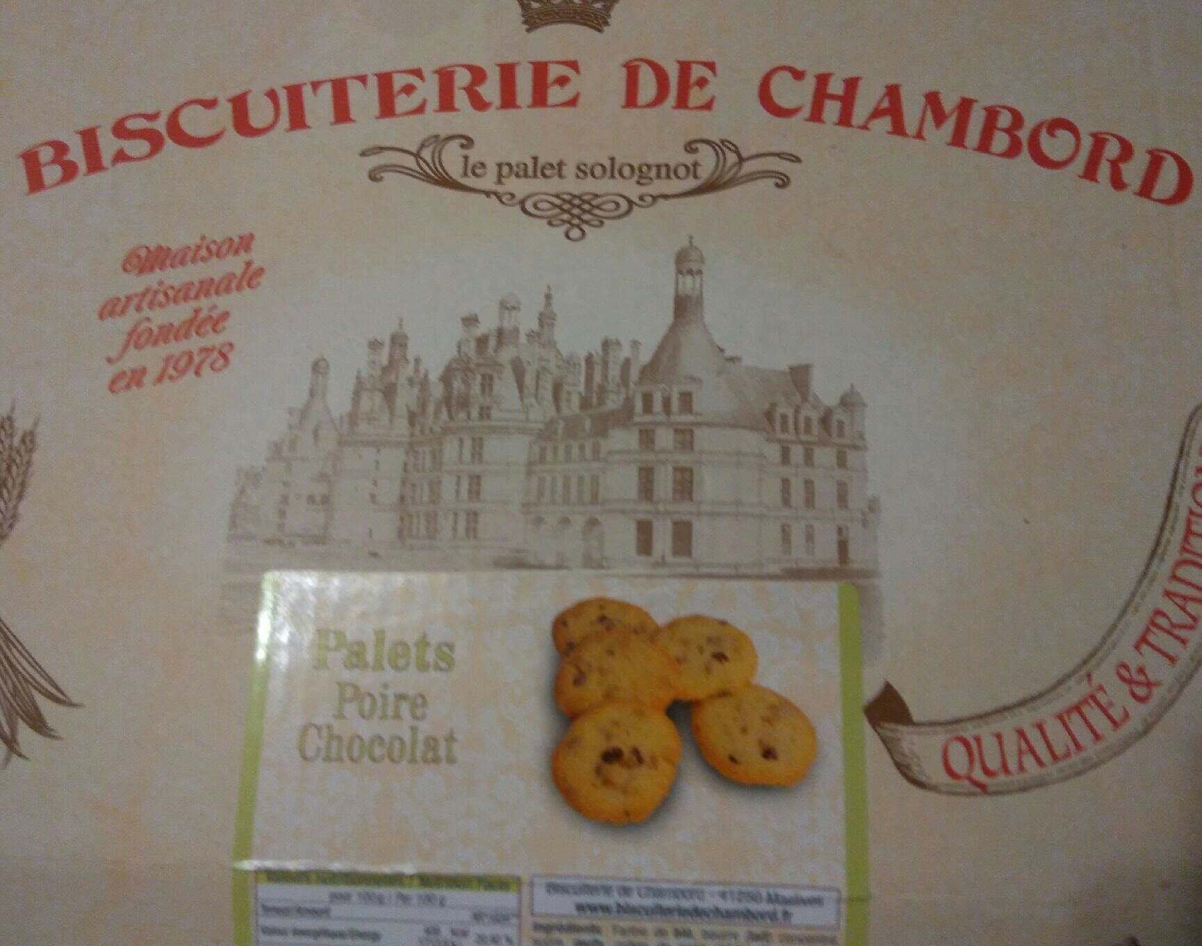 Bijouterie de Chambord Palets poire chocolat packshot